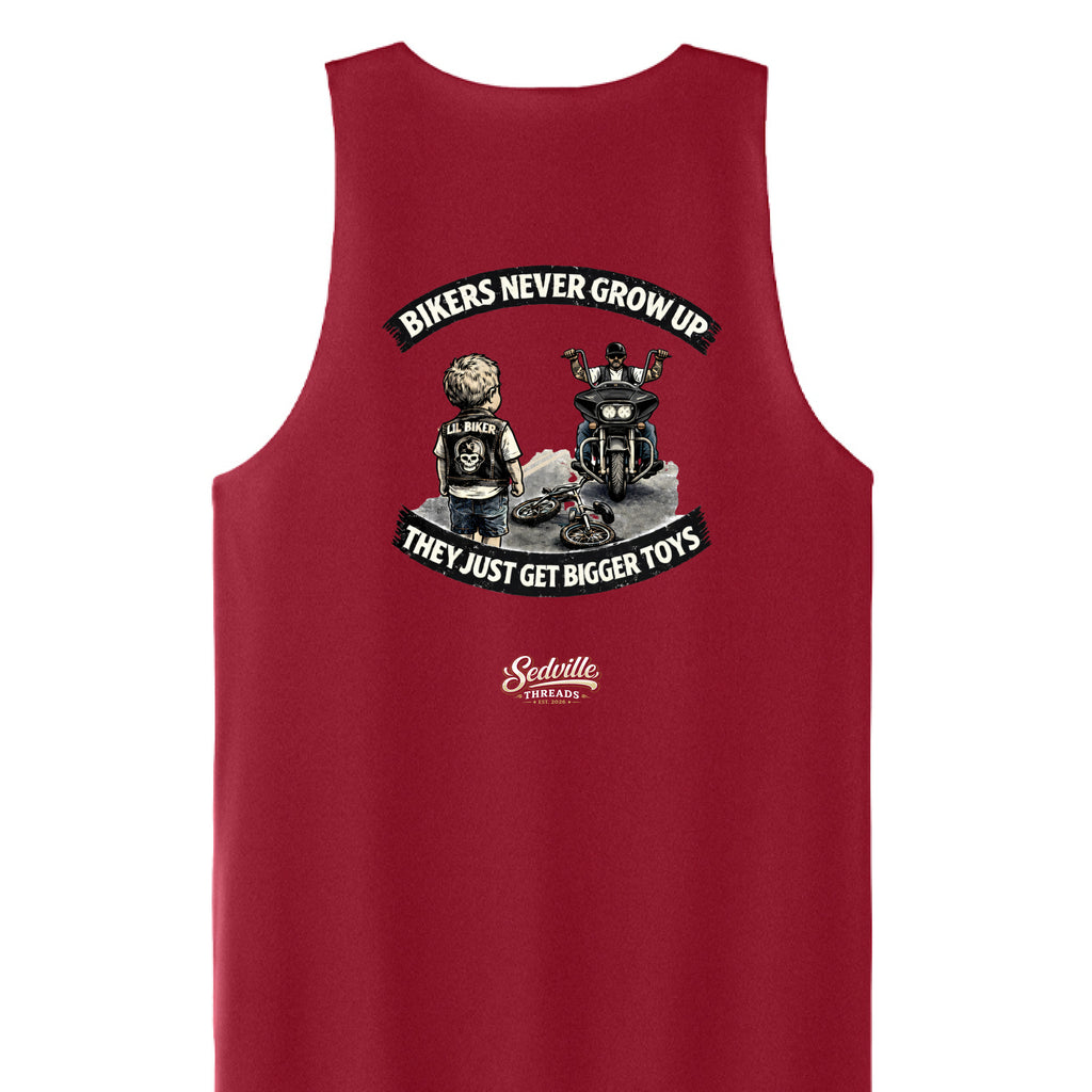 Deep Red/ White - BACK