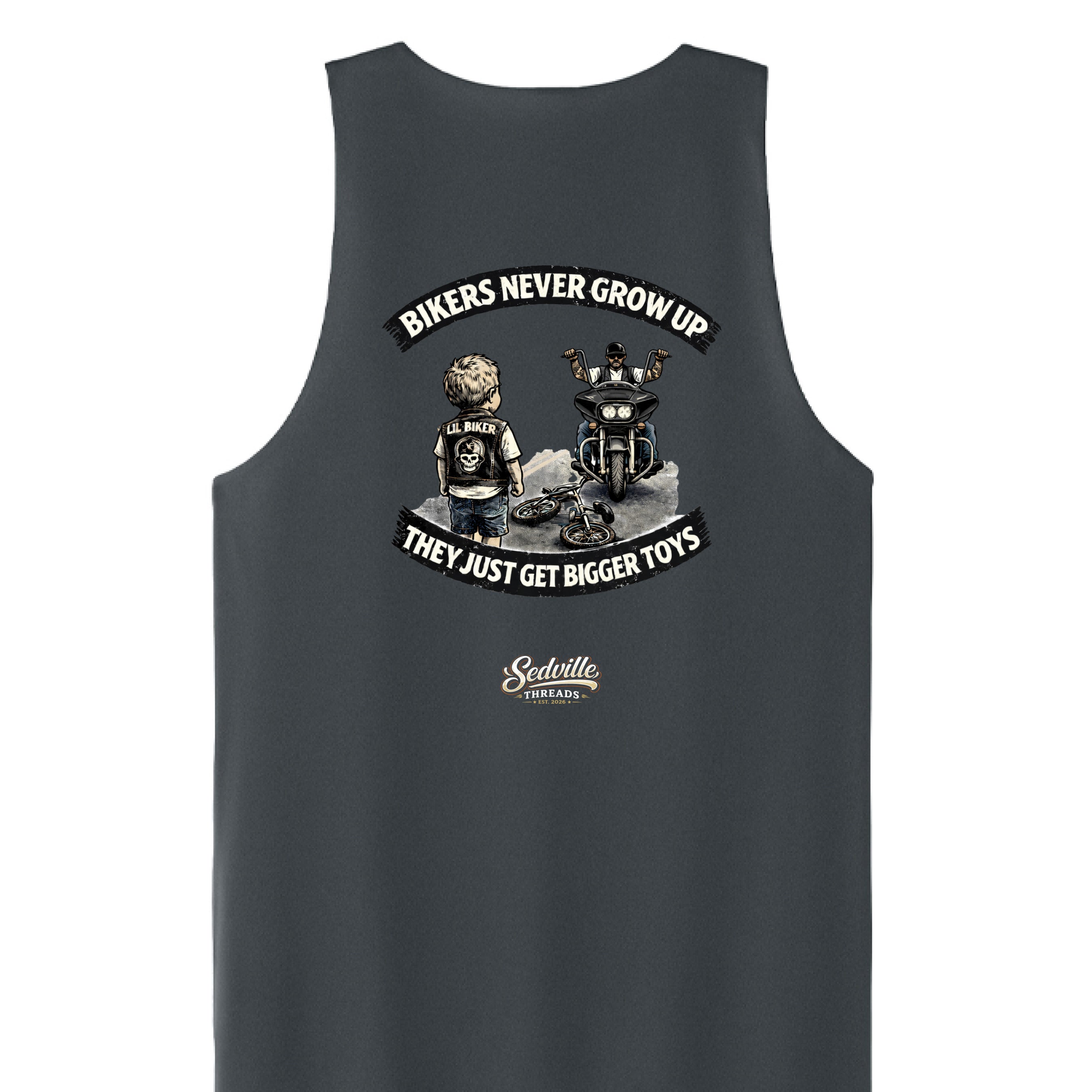 Iron Grey/ White - BACK