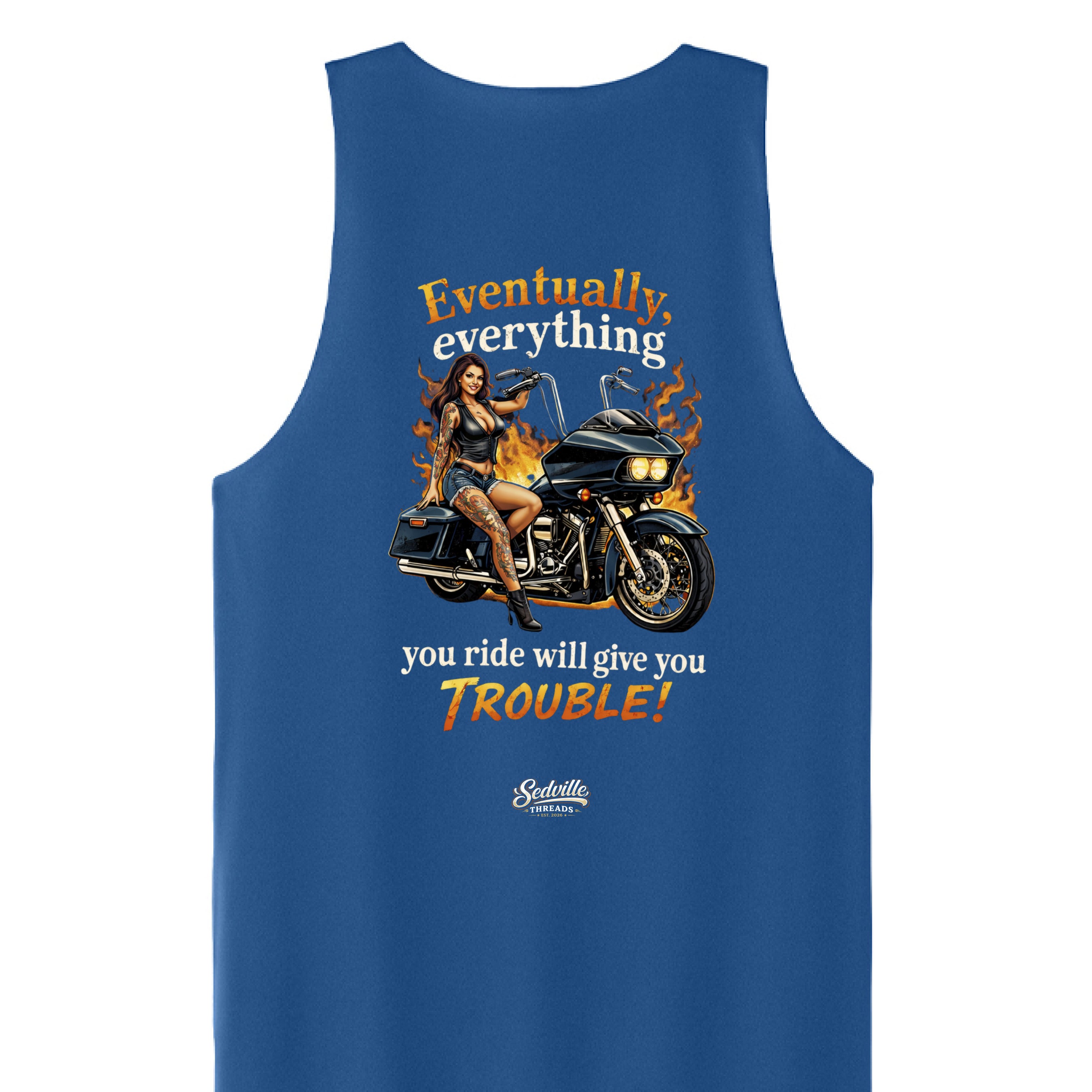 True Royal/ White - BACK