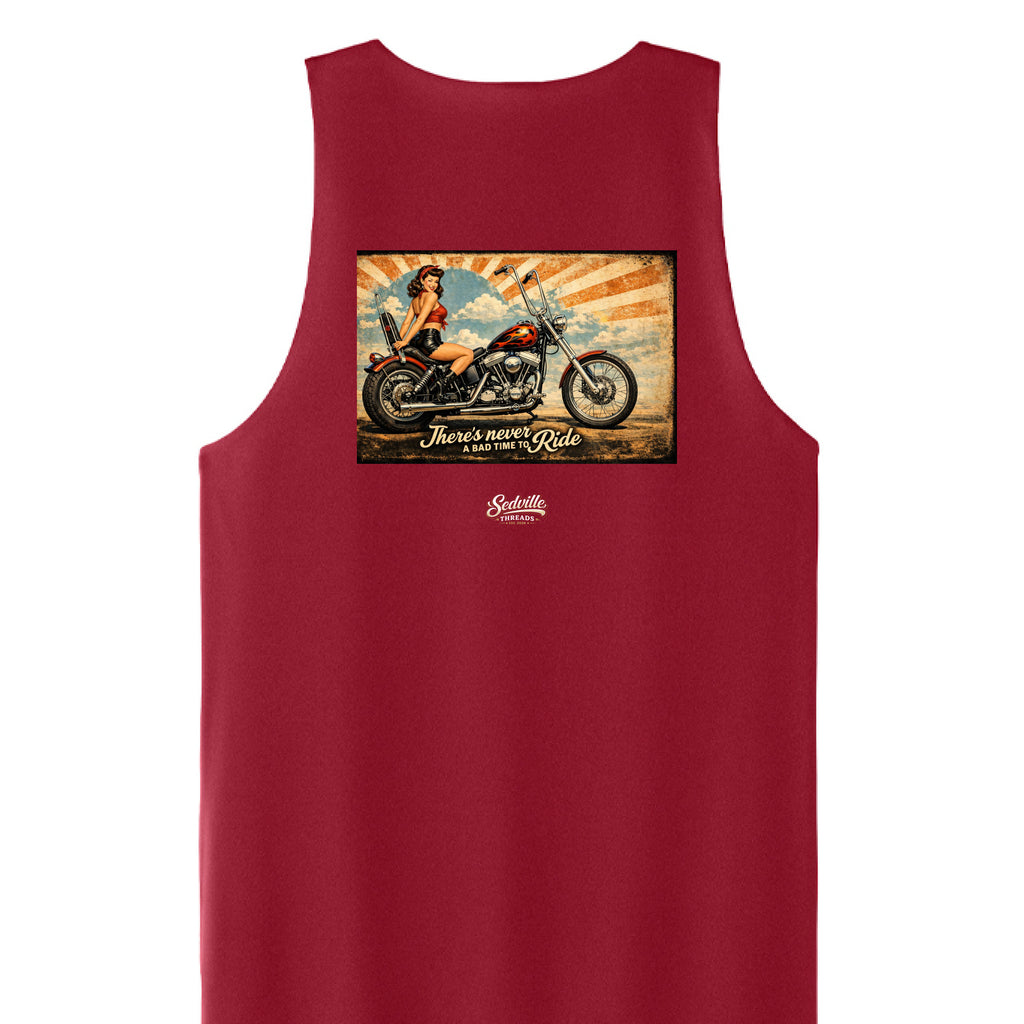 Deep Red/ White - BACK