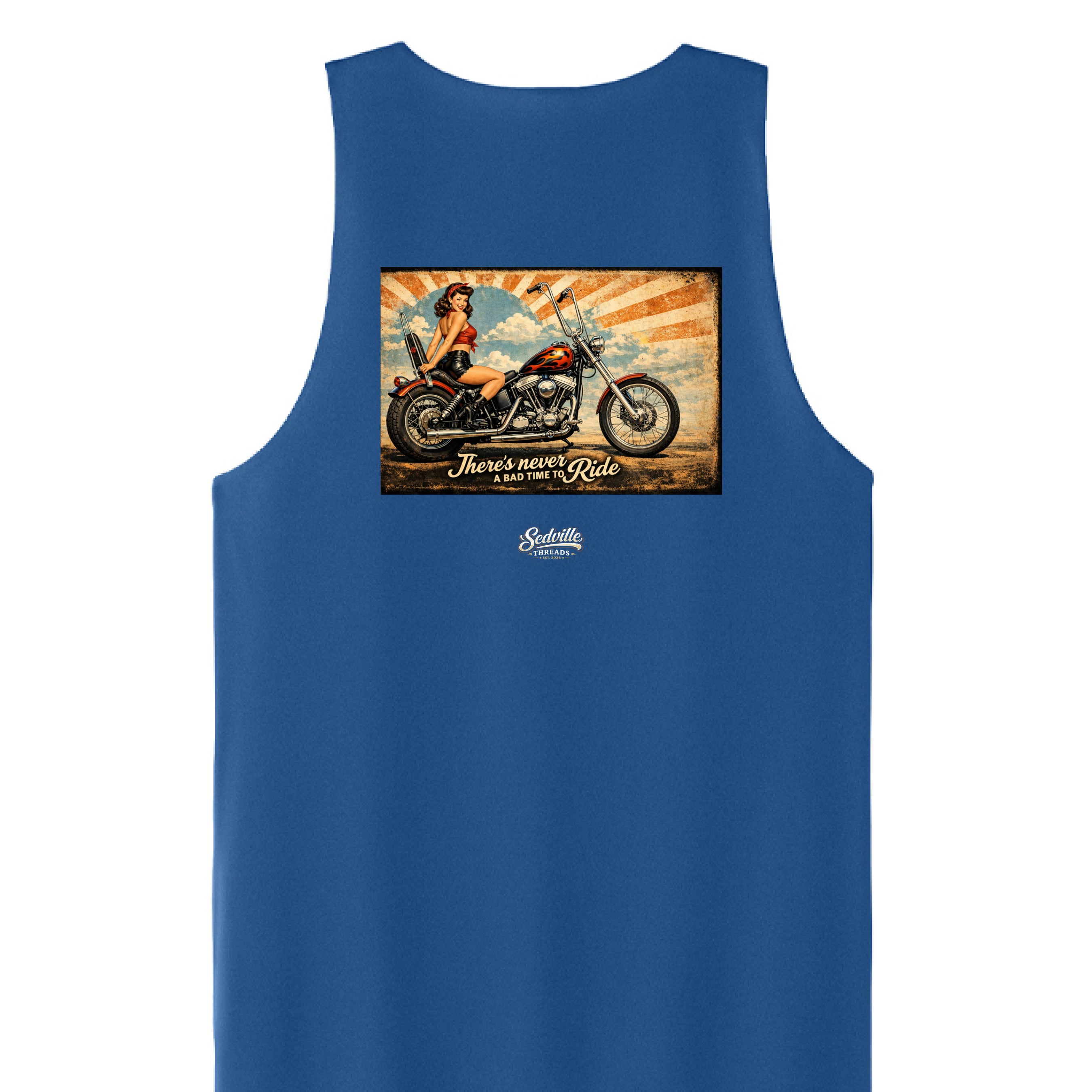 True Royal/ White - BACK