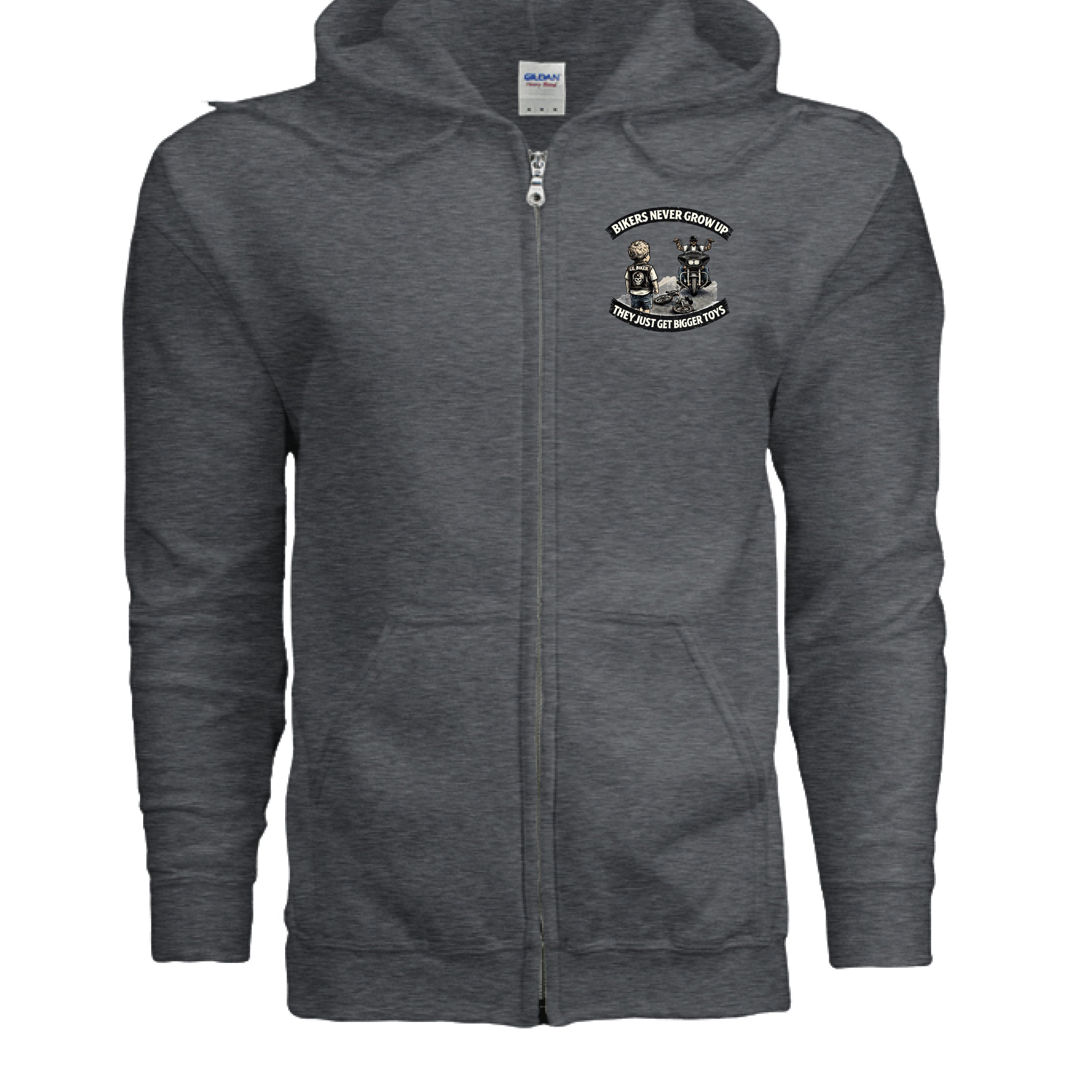 DARK HEATHER - FRONT