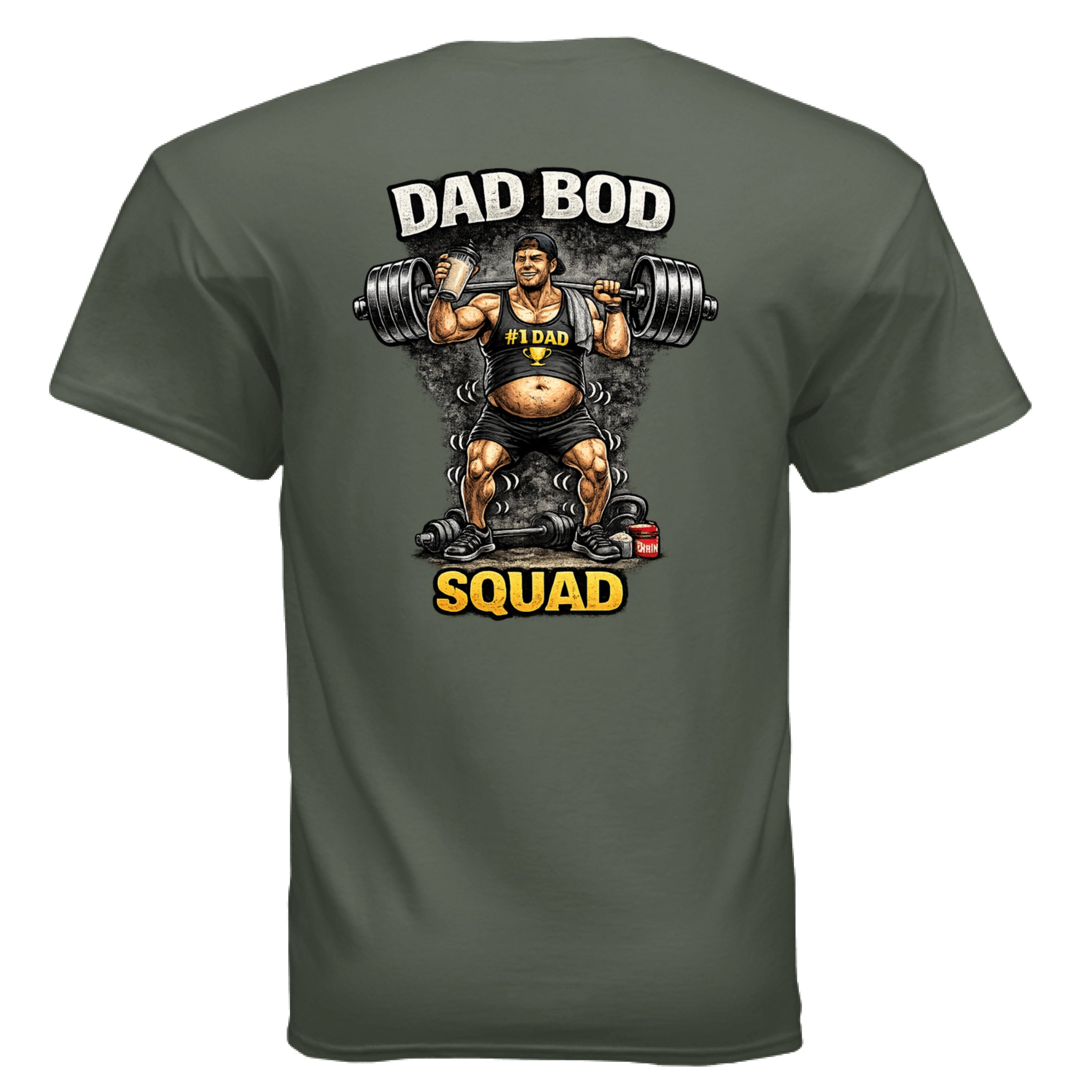 MILITARY GREEN - BACK