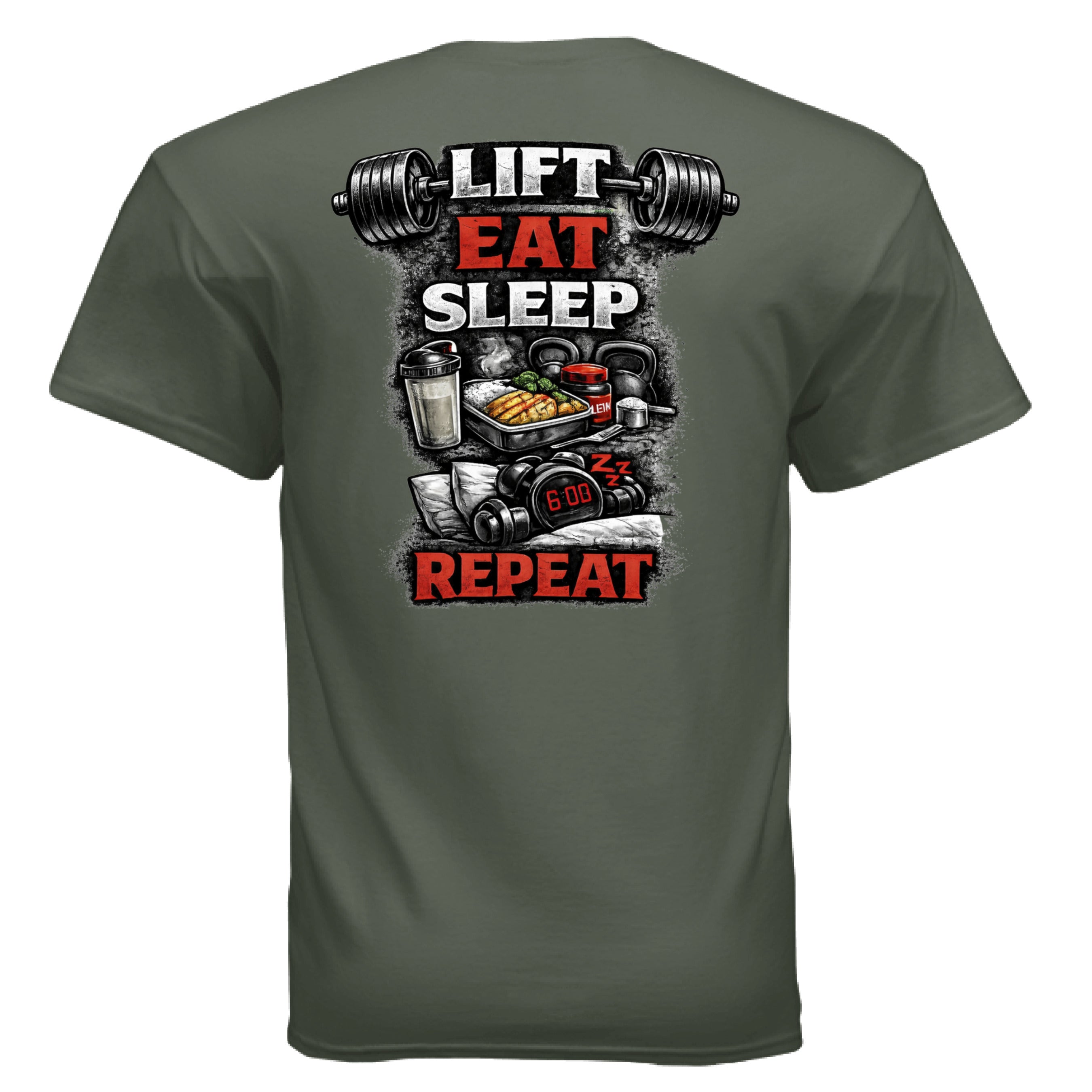 MILITARY GREEN - BACK