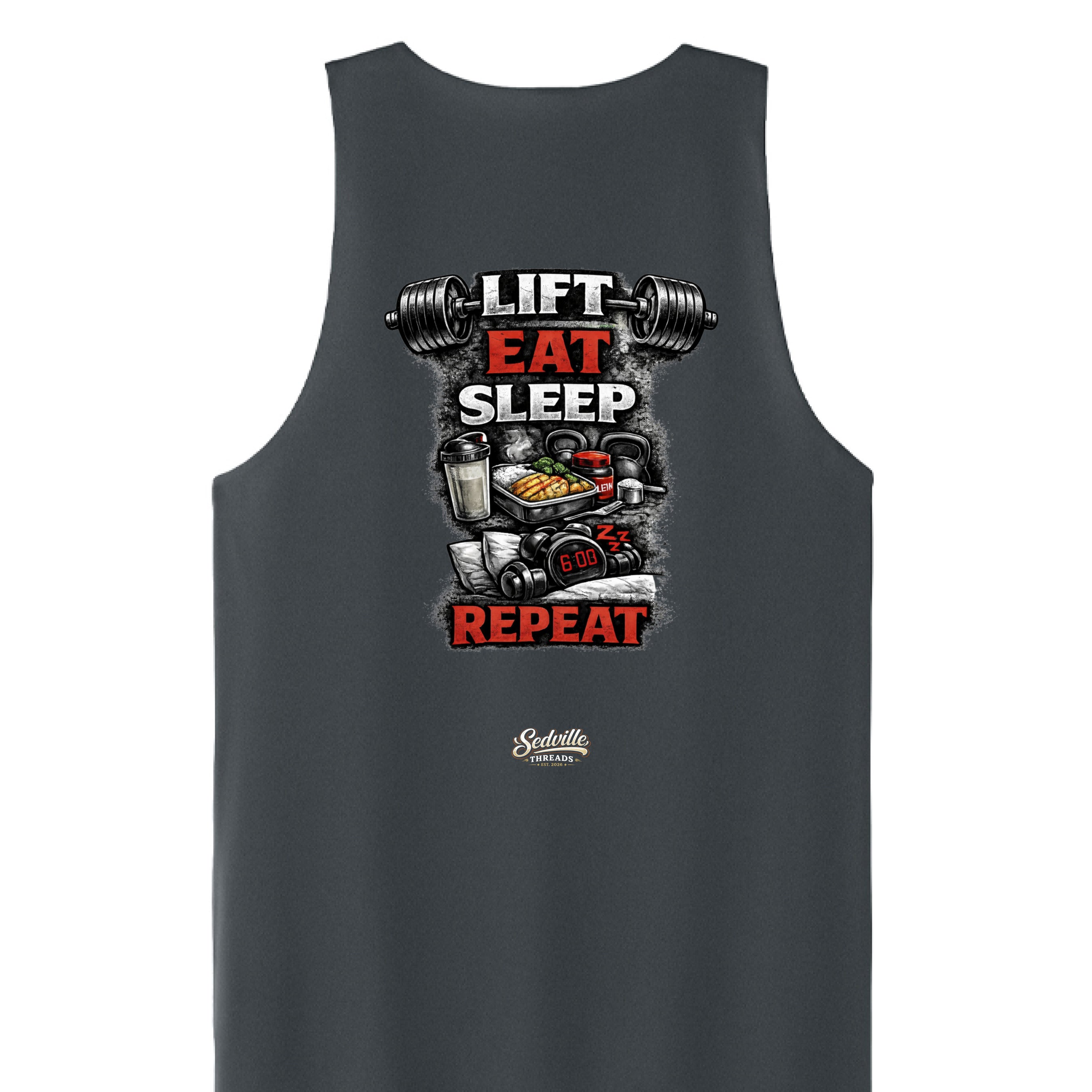 Iron Grey/ White - BACK