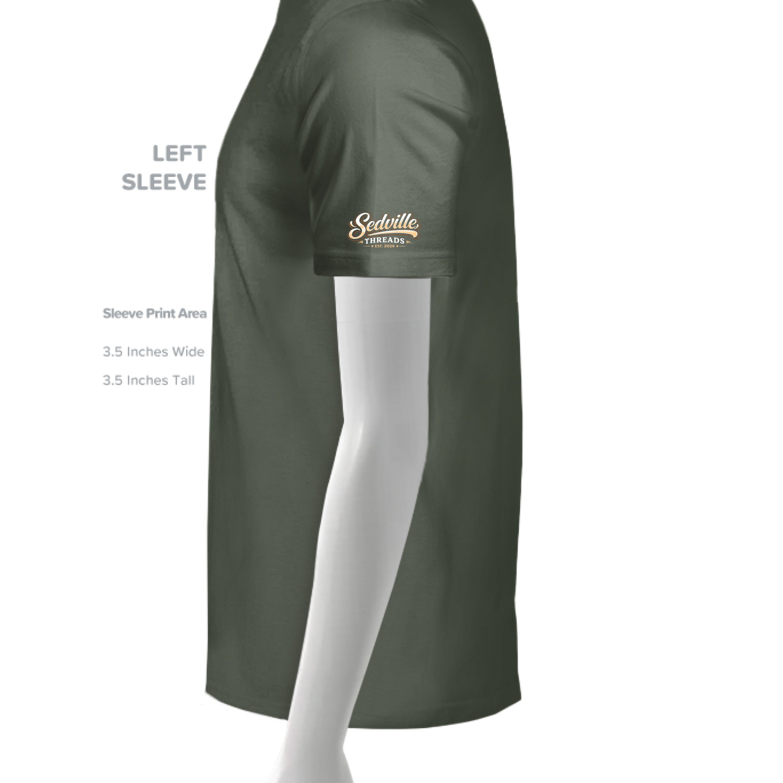 MILITARY GREEN - SLEEVE_LEFT