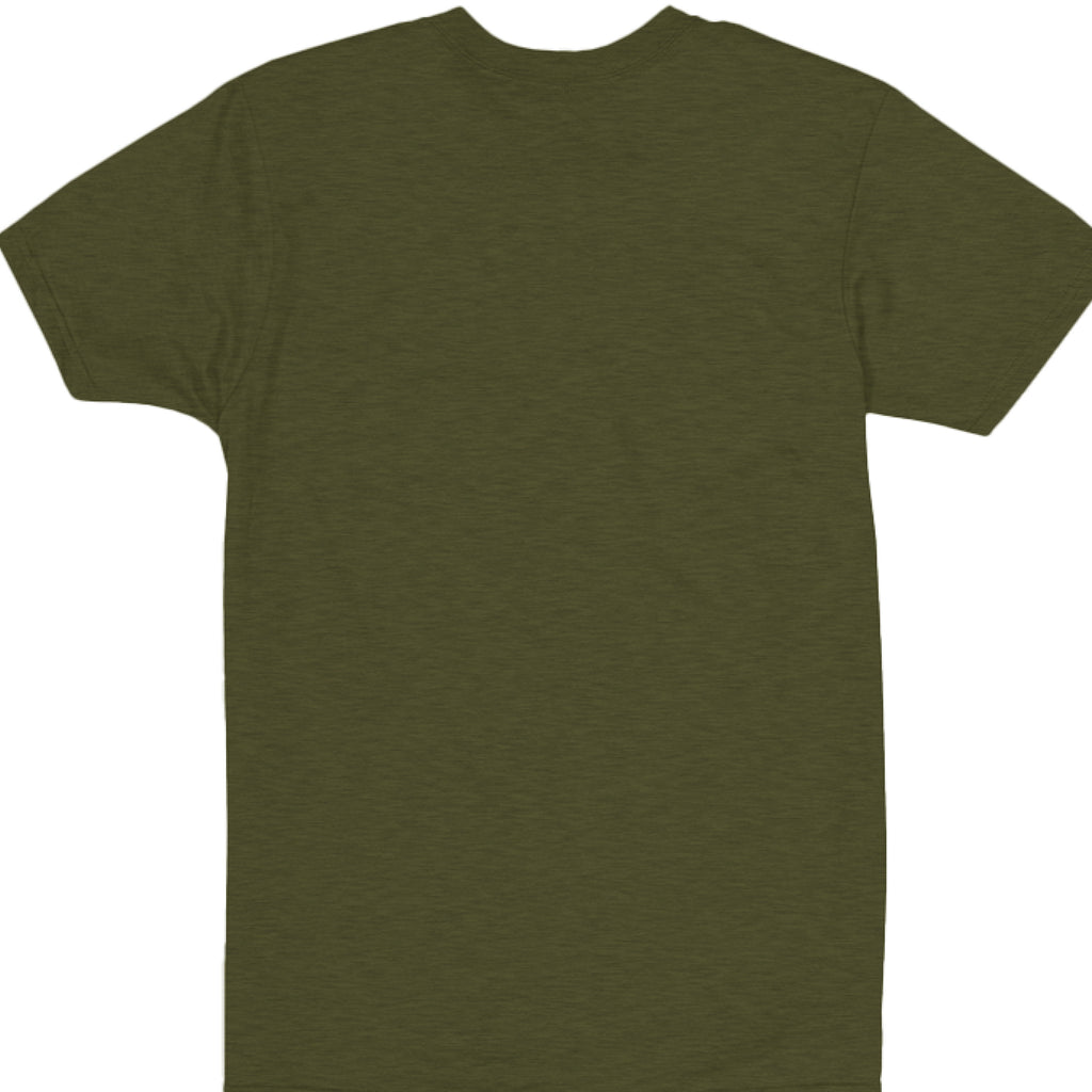 Military Green Heather - BACK